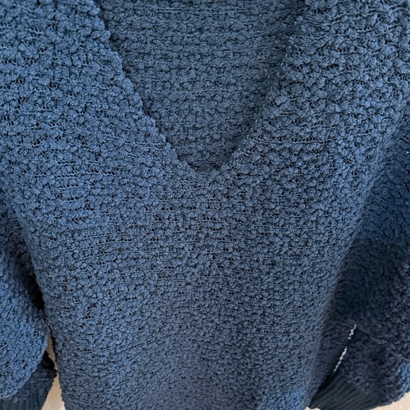 Women's Altar'd State Blue Nubby Textured Sweater, Size Medium - Picture 8 of 10